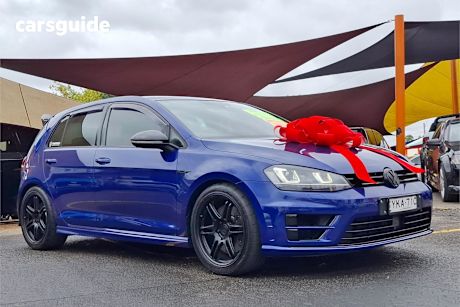 Blue 2015 Volkswagen Golf Hatchback R