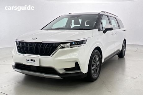 White 2021 Kia Carnival Wagon S