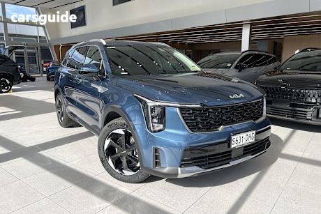 Blue 2025 Kia Sorento Wagon Sport+ 7 Seat