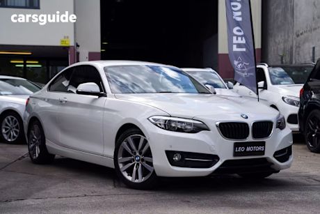 White 2016 BMW 220I Coupe Sport Line