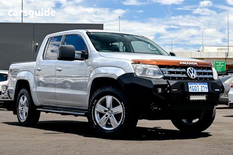 Silver 2017 Volkswagen Amarok Dual Cab Utility V6 Tdi 550 Sportline
