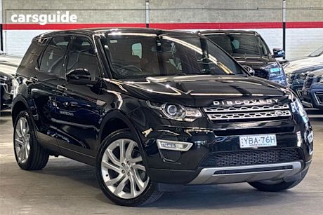 Black 2015 Land Rover Discovery Sport Wagon Sd4 Hse Luxury