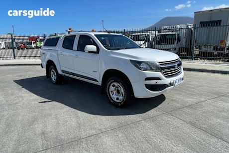 White 2018 Holden Colorado Crew Cab Pickup Ls (4X4)