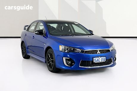 Blue 2016 Mitsubishi Lancer Sedan Es Sport