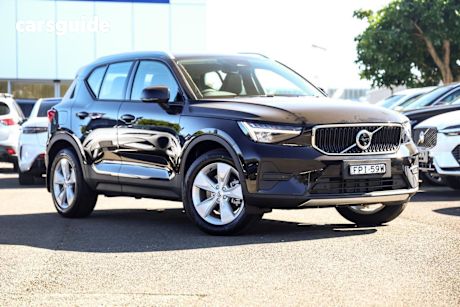Black 2025 Volvo XC40 SUV