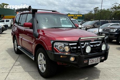 Red 2008 Mitsubishi Pajero Wagon Vr-X Lwb (4X4)