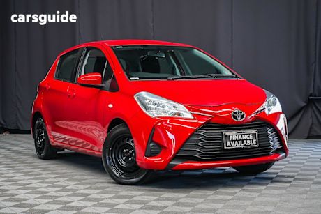 Red 2019 Toyota Yaris Hatchback Ascent
