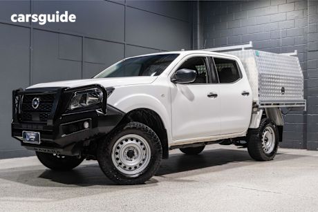 White 2021 Nissan Navara Dual Cab Chassis Sl (4X4)