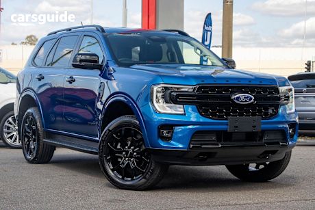 Blue 2024 Ford Everest Wagon Sport (Rwd)