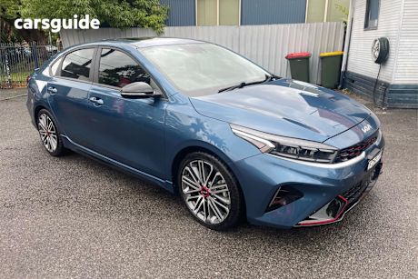 Blue 2023 Kia Cerato Sedan Gt