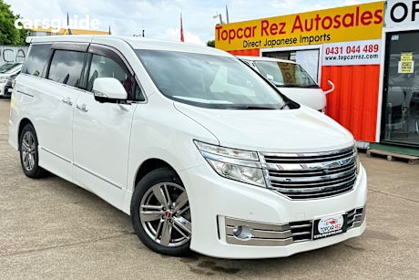 White 2010 Nissan Elgrand Wagon Rider