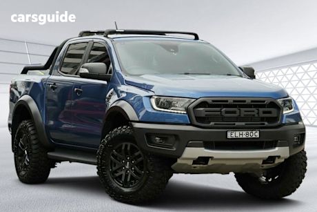 Blue 2020 Ford Ranger Double Cab Pick Up Raptor 2.0 (4X4)