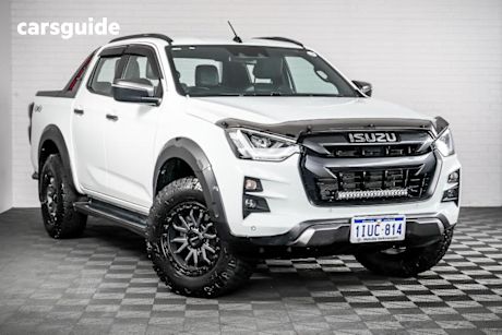 White 2020 Isuzu D-MAX Crew Cab Utility X-Terrain (4X4)