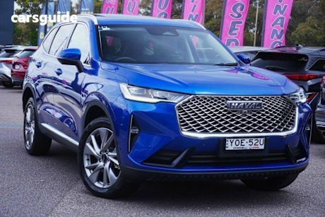 Blue 2022 GWM Haval H6 Wagon Ultra