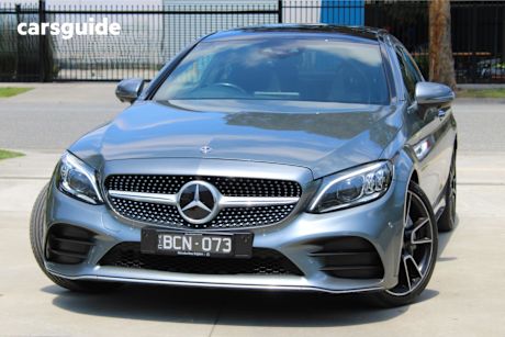 Grey 2019 Mercedes-Benz C300 Coupe