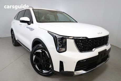 White 2024 Kia Sorento Wagon Sport+ 7 Seat