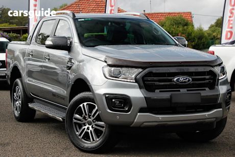 Silver 2022 Ford Ranger Double Cab Pick Up Wildtrak 3.2 (4X4)