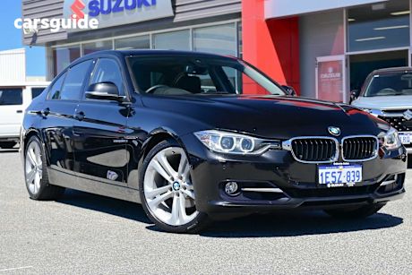 Black 2014 BMW 320I Sedan High Line