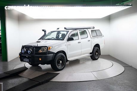 White 2005 Toyota Hilux Dual Cab Pick-up Sr (4X4)