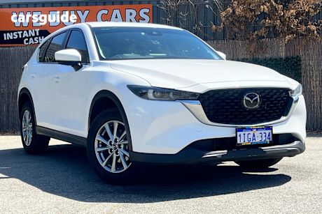 White 2022 Mazda CX-5 SUV KF SERIES MAXX SPORT WAGON 5DR SKYACTIV-DRIVE 6SP FWD 2.5I [JAN]