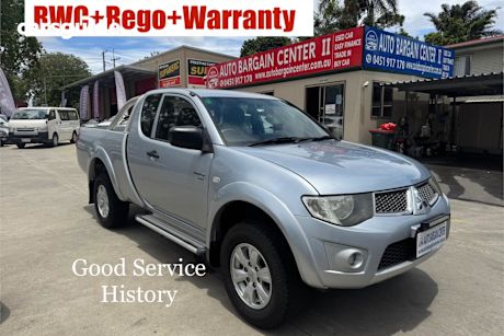 Silver 2011 Mitsubishi Triton Club Cab Utility Gl-R (4X4)