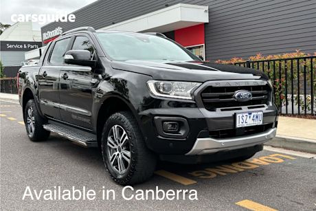 Black 2020 Ford Ranger Double Cab Pick Up Wildtrak 3.2 (4X4)