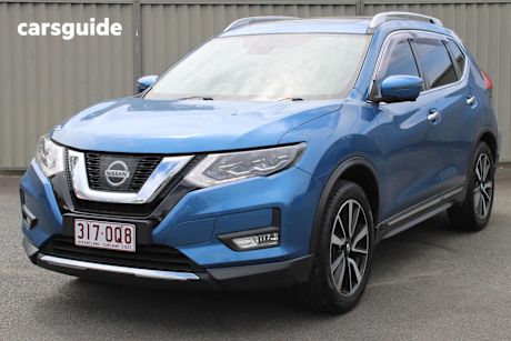 Blue 2017 Nissan X-Trail Wagon Ti (4Wd)