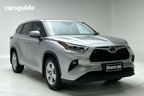 Silver 2023 Toyota Kluger Wagon Gx Hybrid Awd