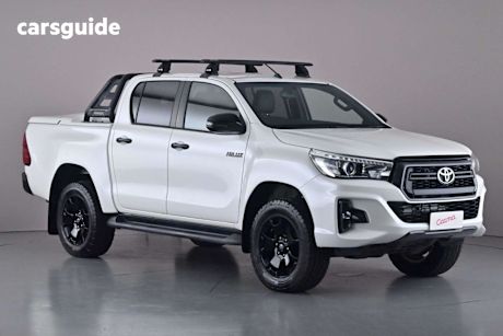 White 2018 Toyota Hilux Dual Cab Utility Rogue (4X4)