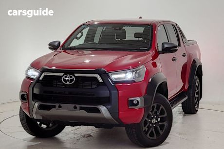 Red 2024 Toyota Hilux Double Cab Pick Up Rogue 48V (4X4)