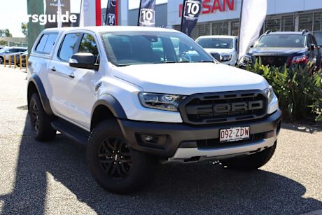 White 2019 Ford Ranger Double Cab Pick Up Raptor 2.0 (4X4)