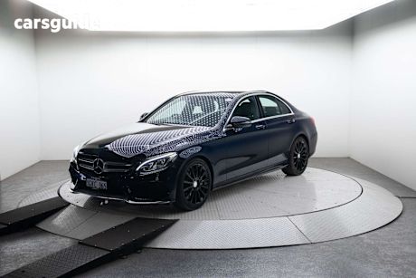 Blue 2017 Mercedes-Benz C200 Wagon