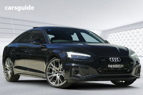 Black 2021 Audi A5 Sportback 45 Tfsi Quattro S Line Mhev