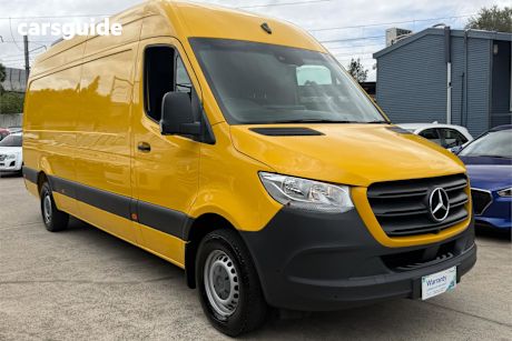 Yellow 2018 Mercedes-Benz Sprinter Van 314Cdi Vs30 Lwb Rwd High Roof