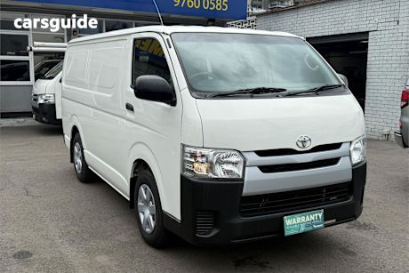 White 2017 Toyota HiAce Van Lwb