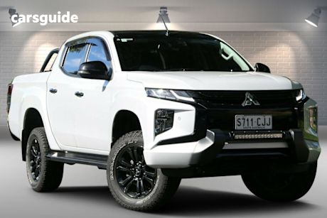 Black 2021 Mitsubishi Triton Double Cab Pick Up Gsr (4X4)
