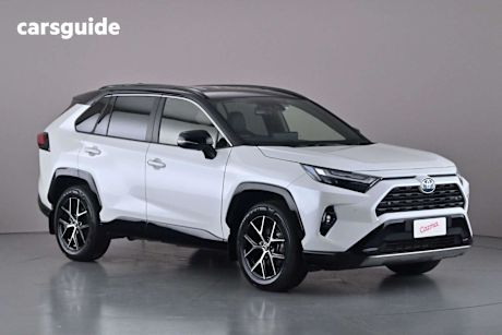 White 2023 Toyota RAV4 Wagon Xse (Awd) Hybrid Premium Paint