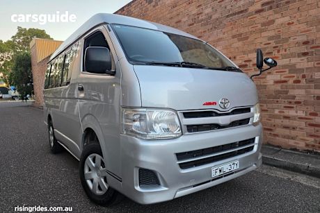 Silver 2011 Toyota HiAce Commercial 4WD LWB HIGH-ROOF