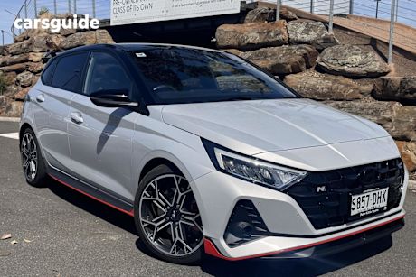 Grey 2024 Hyundai I20 Hatchback N