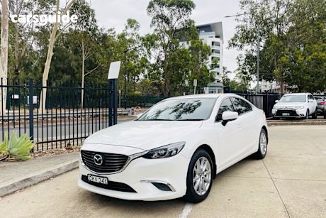 White 2016 Mazda 6 Sedan Touring