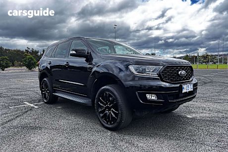 Black 2021 Ford Everest Wagon Sport (Rwd)