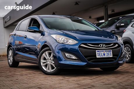 Blue 2014 Hyundai I30 Hatchback Trophy