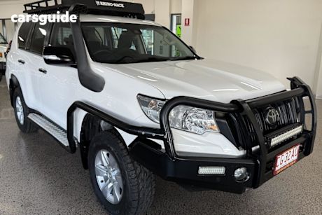 White 2019 Toyota Landcruiser Prado Wagon Gx (4X4)