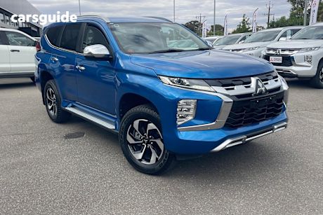 Blue 2024 Mitsubishi Pajero Sport Wagon Gls (4Wd) 7 Seat