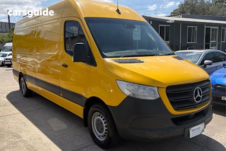 Yellow 2018 Mercedes-Benz Sprinter Van 314Cdi Vs30 Lwb Rwd High Roof