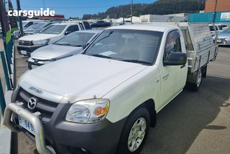 White 2009 Mazda BT-50 Cab Chassis Boss B2500 Dx
