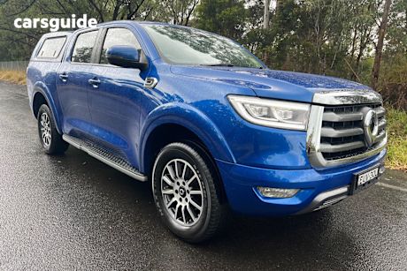 Blue 2021 GWM UTE Dual Cab Utility Cannon-L (4X4)