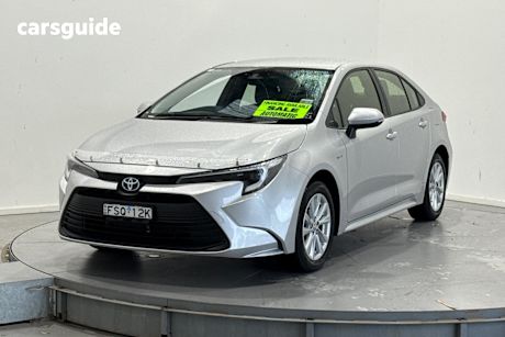 Silver 2025 Toyota Corolla Sedan Ascent Sport Hev