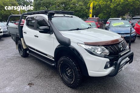 White 2018 Mitsubishi Triton Dual Cab Utility Gls (4X4)