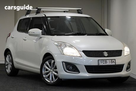 White 2016 Suzuki Swift Hatchback Gl Navigator